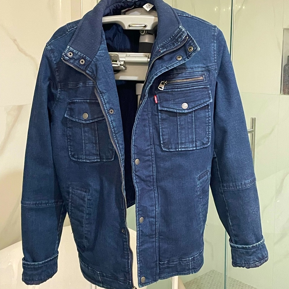 Levi’s Trucker Jacket Insulated Denim Blue Medium M
